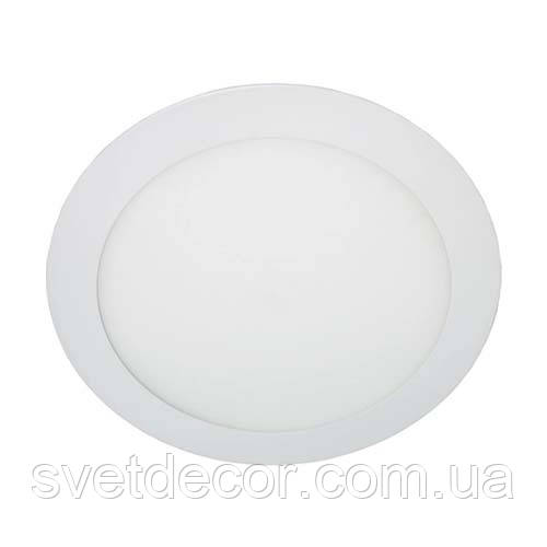 Светодиодный светильник Feron AL510 24W 4000К (LED панель) круглый белый - фото 1 - id-p472218936
