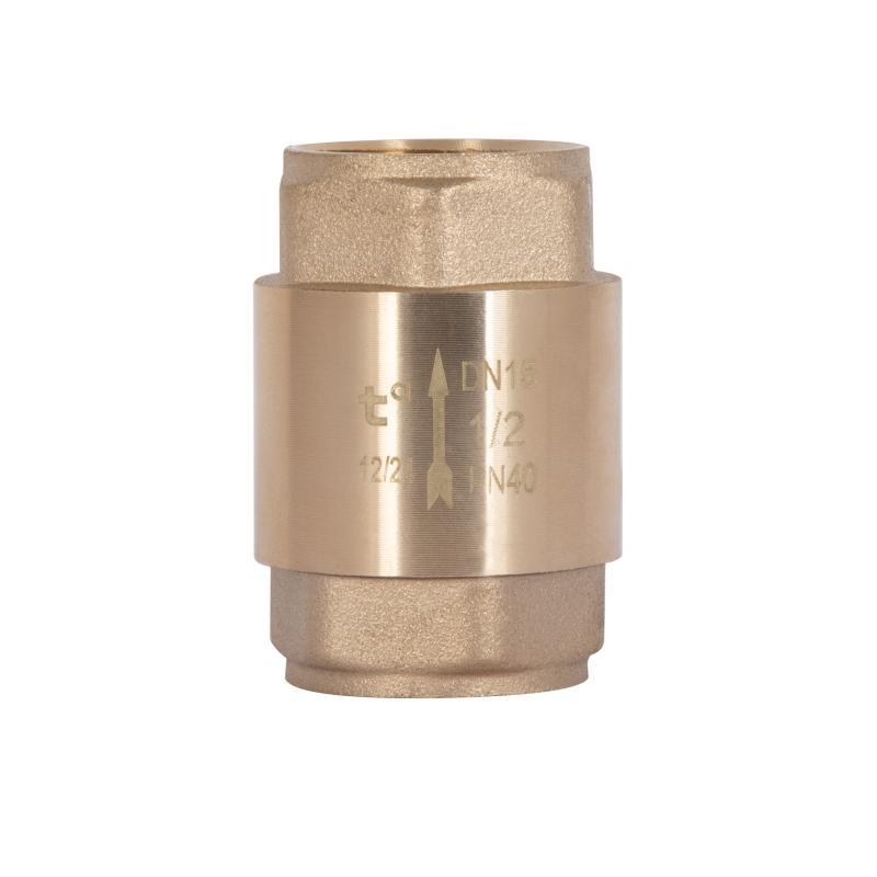 Зворотний клапан Thermo Alliance Base 1/2"ВВ Slim із латунним штоком TAB240W15S, фото 1
