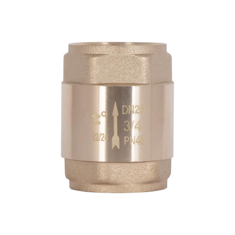 Зворотний клапан Thermo Alliance Base 3/4"ВВ Slim із латунним штоком TAB240W20S, фото 1