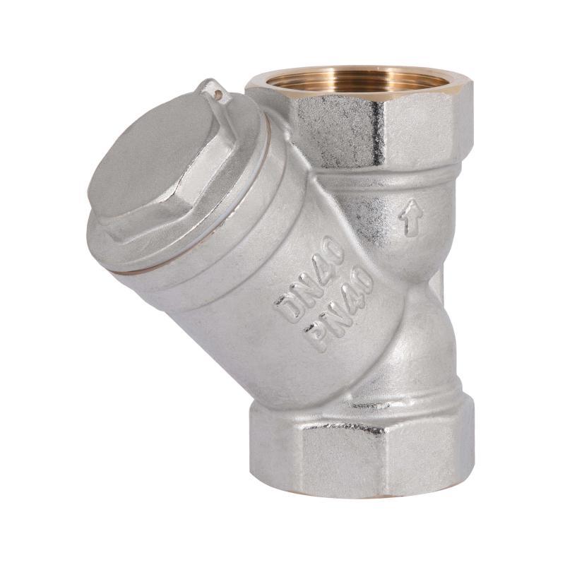 Фільтр грубої очистки Thermo Alliance Standart 1 1/2"ВВ нікель для води косий TAS124W40, фото 1