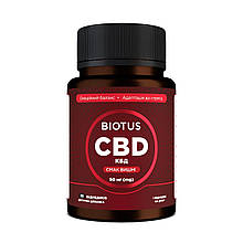 Канабідіол, CBD Gummies, Biotus, 50 мг, 30 желейних ведмедиків