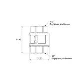 Зворотний клапан Thermo Alliance Standart з латунним штоком 1/2"ВВ посилений TAS246W15, фото 2