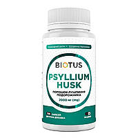 Подорожник, Psyllium Husk, Biotus, 100 капсул (2000 мг на 4 капсули)