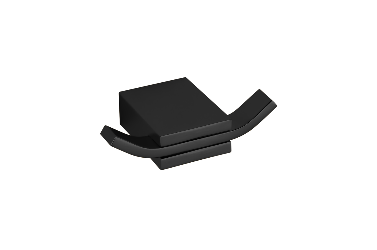 Гачок для рушників VBI NEPTUNE BLACK подвійний