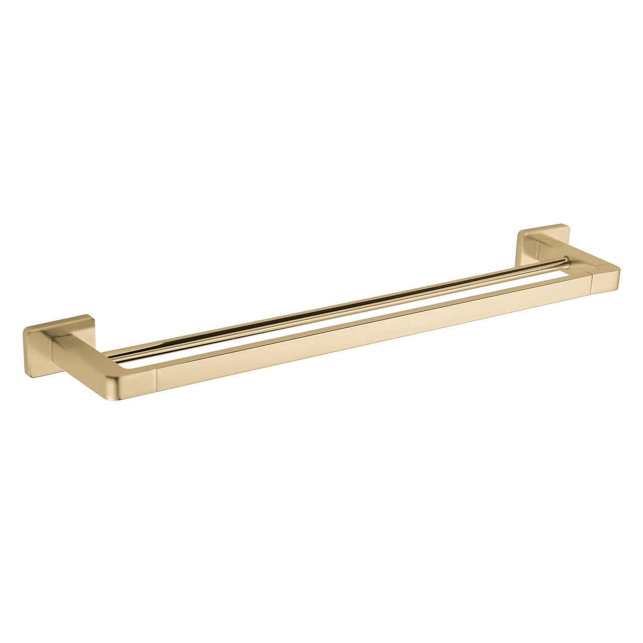Вішалка для рушників VBI MARS BRUSHED GOLD подвійна