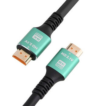 Кабель HDMI — HDMI 20м v2.1 8K UHD позолочений грубий, Premium