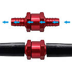 Клапан зворотний для паливного насоса 6мм, направлений, червоний, фото 2