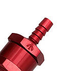 Клапан зворотний для паливного насоса 6мм, направлений, червоний, фото 3