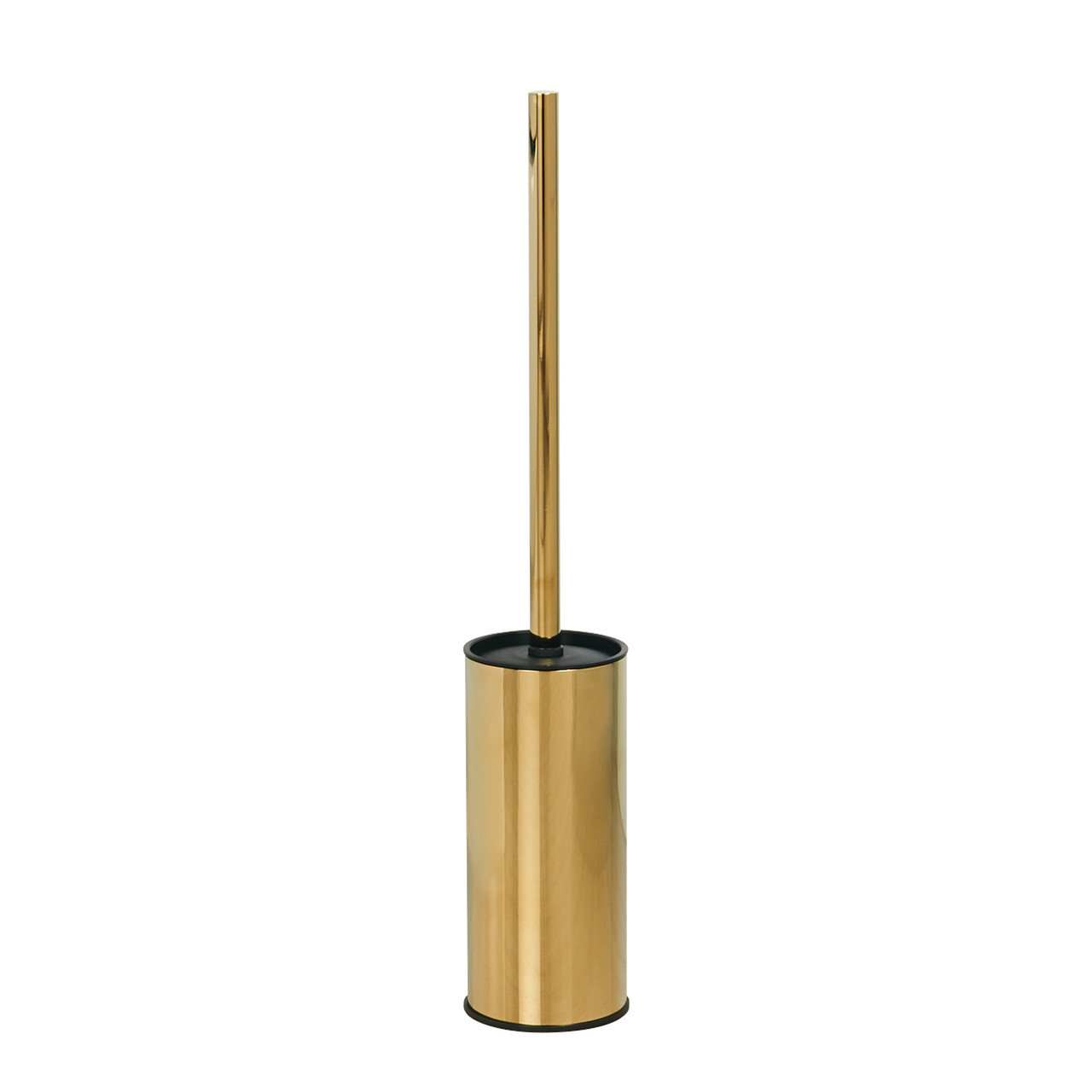 Йоржик для унітазу підлоговий VBI ROUND GOLD