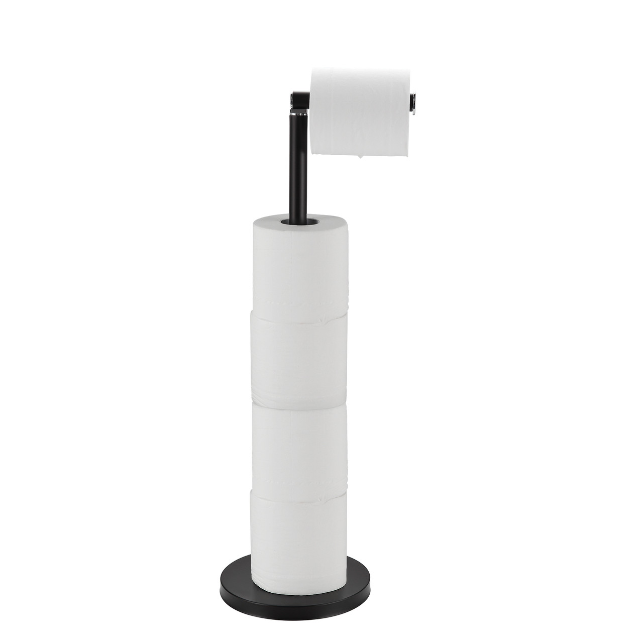 Стійка для туалетного паперу VBI ROUND BLACK