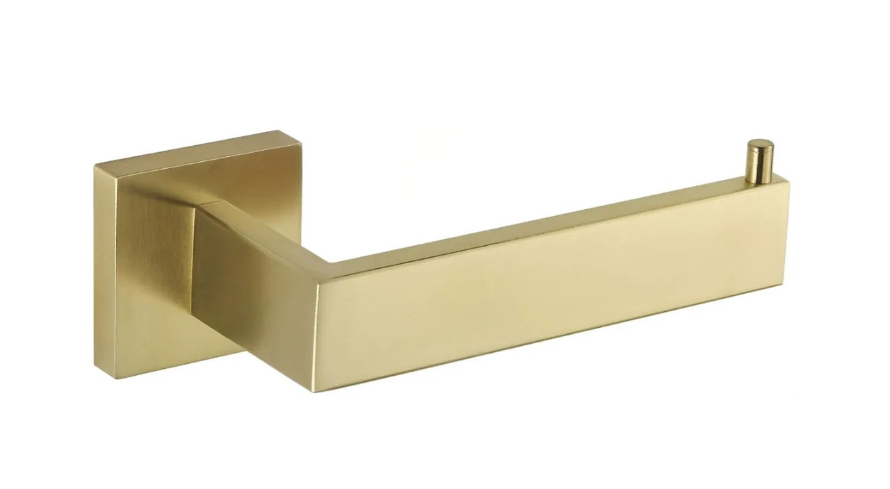 Тримач для туалетного паперу VBI JUPITER BRUSH GOLD