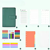 Блокнот-планер фінансовий формат А6, планер бюджету та зберігання грошей, органайзер для ведення обліку, фото 2