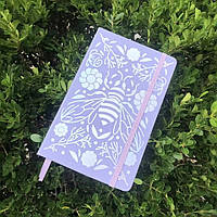 Блокнот в крапку для Bullet Journal Лавандовий 56 аркушів 160 г/м² 13х21 см