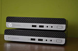 Б/в Неттоп HP ProDesk 400 G3 Mini PC USFF| Core i5-7500T| 12 GB RAM| 240 GB SSD| HD 630, фото 3