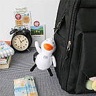 Комплект сумок 4 в 1 Рюкзак, Шоппер на плече, Пенал та Сумка на пояс Чорний, фото 10