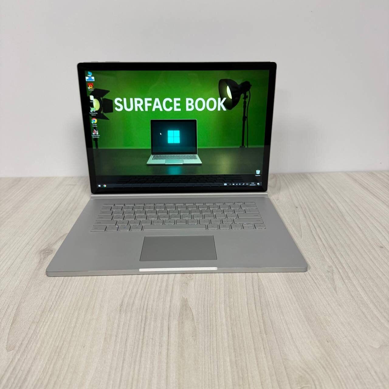 Б/в Ноутбук Б-клас Microsoft Surface Book 2 15.0" 3240x2160 Touch| i7-8650U| 16GB RAM| 512GB SSD NVMe| GTX 1060 6GB