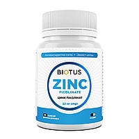 Цинк піколінат, Zinc Picolinate, Biotus, 22 мг, 60 капсул