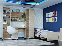 Дитячий Спальний Комплект Бриз 7, Дуб Сонома, Трюфель