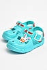 Сандалі дитячі піна для дівчинки бірюзового кольору 204207T Безкоштовна доставка, фото 2