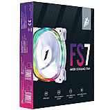 Вентилятор 1stPlayer FS7 White (FS7-WH-1IN1), фото 4