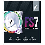 Вентилятор 1stPlayer FS7 White (FS7-WH-1IN1), фото 6
