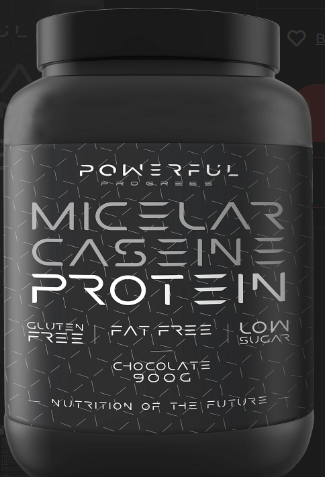 Казеїновий протеїн Powerful Progress Micelar Caseine Protein 900 г шоколад