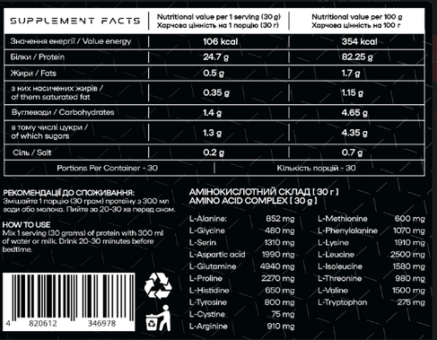 Казеїновий протеїн Powerful Progress Micelar Caseine Protein 900 г шоколад, фото 2