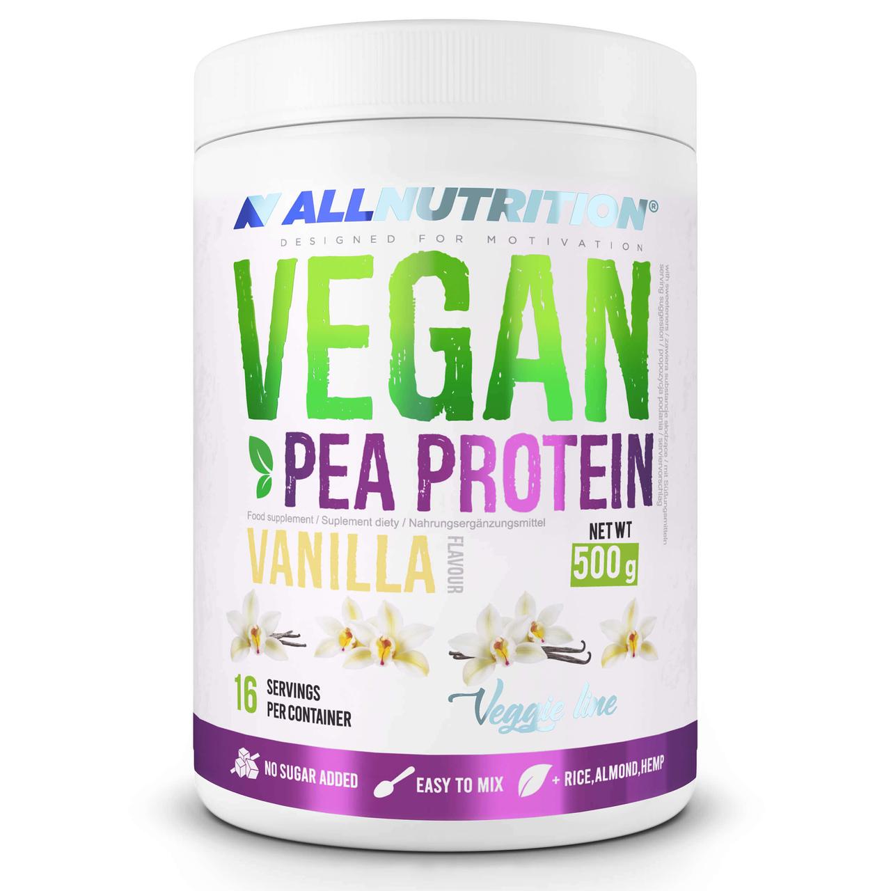 Веганський протеїн AllNutrition Vegan Pea Protein 500 г