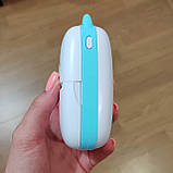 Бездротовий міні принтер X1 Котик бірюзовий дитячий термопринтер Bluetooth для телефону 12 рулонів + фломастери, фото 10