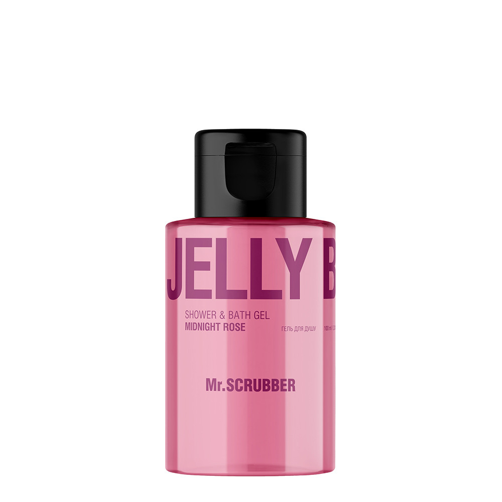 Гель для душу Mr. Scrubber Jelly Bubbles Midnight Rose (100 ml)