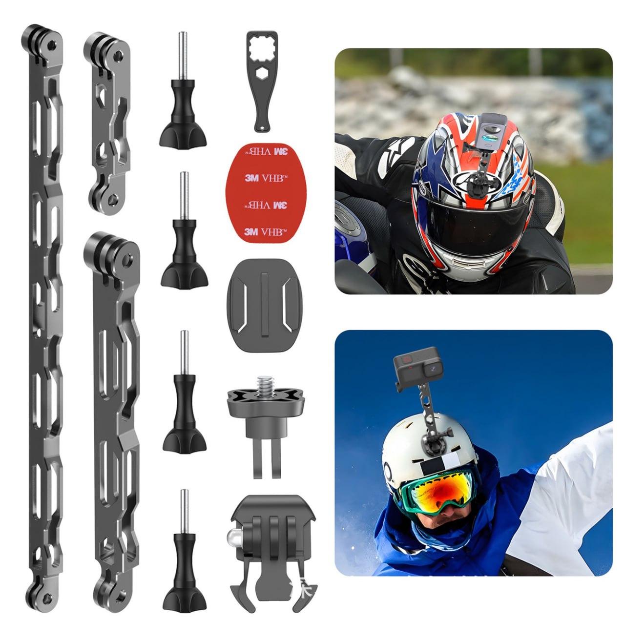 Кріплення на шолом для Insta360 екшн-камери з подовжувачем AC Prof HQS-Bundle-N01, фото 1