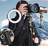 Штатив алюмінієвий з горизонтальною штангою та моноподом 59-159см QZSD Q999HE, фото 3