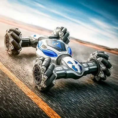 Дрифтова машинка перевертень робить трюки на р/у та браслеті Іграшковий автомобіль всюдихід дитині Світло музика