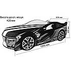 Ліжко машина МЕРСЕДЕС СПЕЙС SPACE 1800х800 КОМПЛЕКТ з матрацом, фото 2