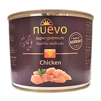 Nuevo Adult (Нуево Едалт) вологий корм для котів з куркою 200 г х 12 шт.