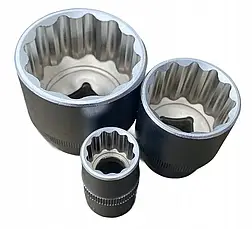 Набір головок 1/2" 12-гранних 8-36 мм 21 шт. Silver SK-021-03, фото 5