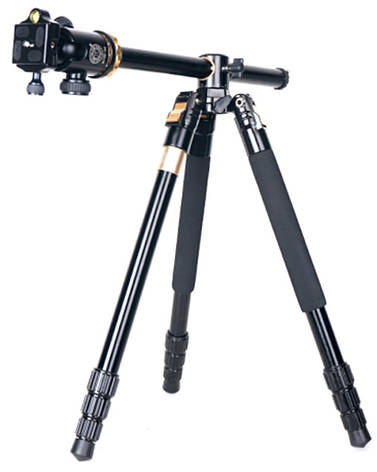 Штатив алюмінієвий з горизонтальною штангою та моноподом 59-159см QZSD Q999HR, фото 1