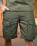 Тактичні міські шорти GEN 3 олива ріп-стоп ПП7724 ТМ, фото 8