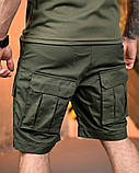 Тактичні міські шорти GEN 3 олива ріп-стоп ПП7724 ТМ, фото 9