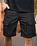 Тактичні міські шорти GEN 3 чорні ріп-стоп ПП7726 ТМ, фото 5