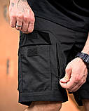 Тактичні міські шорти GEN 3 чорні ріп-стоп ПП7726 ТМ, фото 6
