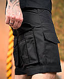 Тактичні міські шорти GEN 3 чорні ріп-стоп ПП7726 ТМ, фото 7