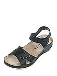 Сандалії жіночі шкіряні Tellus 25-07B Черні, фото 8