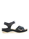 Сандалії жіночі шкіряні Tellus 25-07B Черні, фото 10