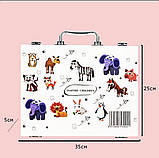 Набір для малювання у валізі, 58 елементи, фото 4