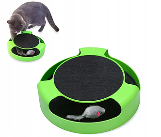 Іграшка для кота — колесо з мишкою Purlov ZW11 / 5404