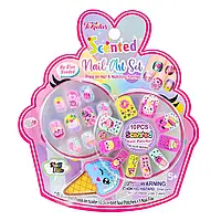 Набір дитячої косметики для манікюру накладні нігті наклейки і пилочка T05NA S