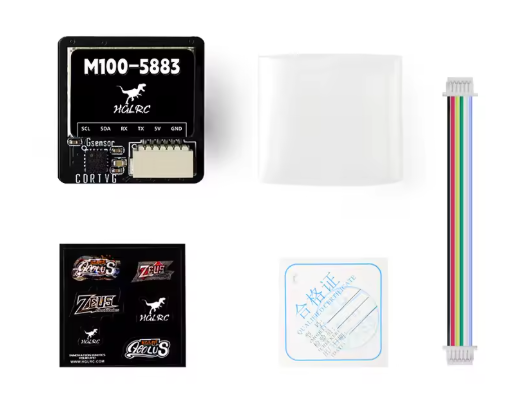 GPS-модуль HGLRC M100-5883 M10 с керамической антенной компаса