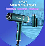 Стайлер-фен Kemei KM-9825 для укладки та сушіння волосся, потужність 3500 Вт, фото 5