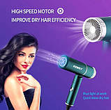 Стайлер-фен Kemei KM-9825 для укладки та сушіння волосся, потужність 3500 Вт, фото 8